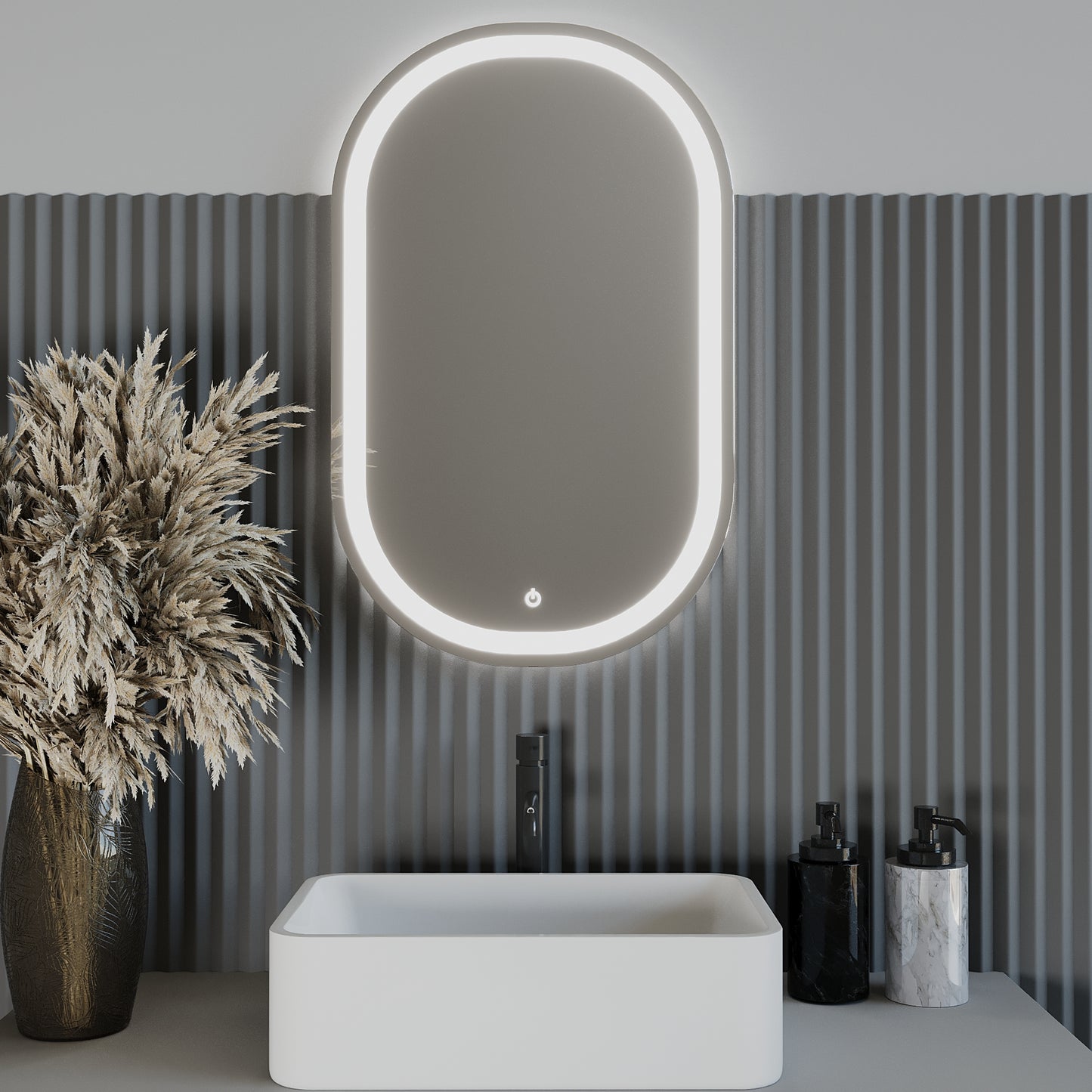 20" LED Oval Mirror